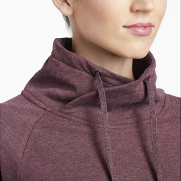 Kuhl Womens Freethinkr Pullover Mock Neck Sweatshirt Large Purple Wine Outdoor - Picture 3 of 12